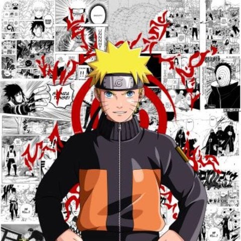 Papel de Parede Adesivo Infantil Naruto 1X1