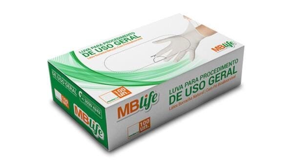 Kit 10 Caixas Luva Para Procedimento Uso Geral - Mb Life | MadeiraMadeira