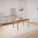 Ver imagem 3 de Mesa de Jantar Alegra 6 Lugares Retangular MDF 120x80cm Cinamomo JCM Movelaria