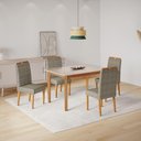 Ver imagem 4 de Mesa de Jantar Alegra 6 Lugares Retangular MDF 120x80cm Cinamomo JCM Movelaria