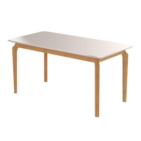 Mesa de Jantar Alegra 6 Lugares Retangular MDF 120x80cm Cinamomo JCM Movelaria