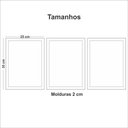 Ver imagem 6 de Kit 3 quadros decorativos com molduras casal Médio - O que Deus uniu