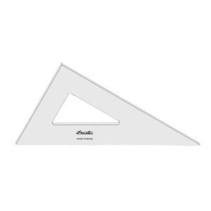 Esquadro Trident / Desetec 28 Cm 30°|60°|90° Sem Escala