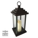 Ver imagem 4 de Lanterna de Chão Artesanal Branca Media Decorativa Libertas Rosas Lanterna Rustica Verniz