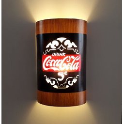Luminária Arandela de parede Bar Coca Cola - 1
