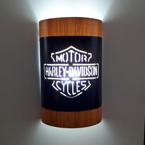 Luminária Arandela de parede Bar Harley Davidson