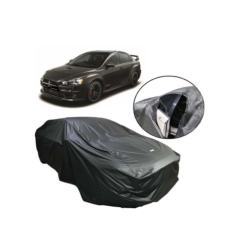 Capa Lancer Impermeável com Zíper Lateral e Forro Suave Cor Preta