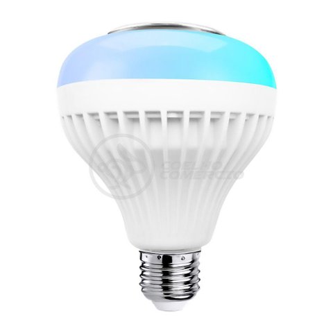 Lâmpada Led 12w E27 Rgb Colorida com Caixa de Som