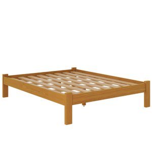 Cama Queen Turca New Madeira Maciça Cor Mel