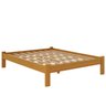Cama Queen Turca New Madeira Maciça Cor Mel - 1