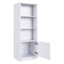 Ver imagem 3 de Estante de Escritório com Compartimento Oculto 1 Porta Multimóveis Cr25349 Branco