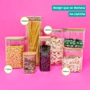 Ver imagem 6 de Potes de Manti Quad 800/1100/1400/1900 com Tampa Bambu - 4 Peças