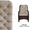 Ver imagem 3 de Almofada Impermeável P/ Poltrona Cadeira de Área e Jardim