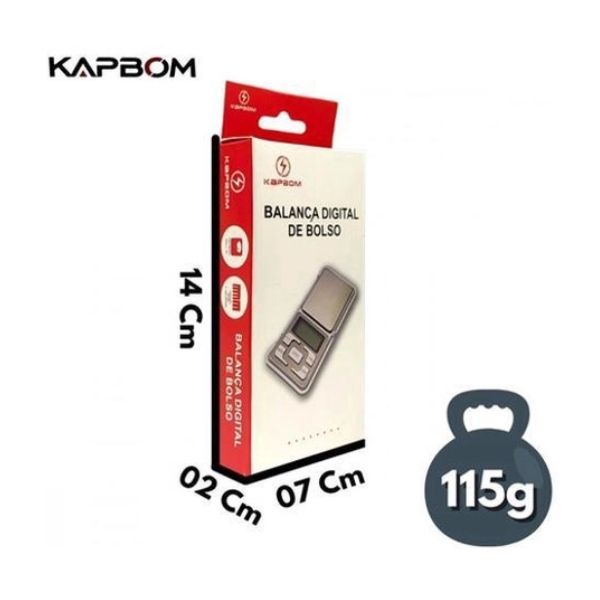 Balança Digital de Bolso Kapbom Precisão em Qualquer Lugar - 3