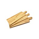 Ver imagem 3 de Kit 3 Tábuas de Servir com cabo 40 cm Descanso Panela Madeira de Pinus - Moai Shop