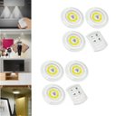 Ver imagem 1 de Kit 6 Luminária Lâmpada Led Spot sem Fio Controle Remoto