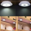 Ver imagem 3 de Kit 6 Luminária Lâmpada Led Spot sem Fio Controle Remoto