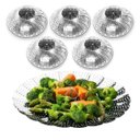 Ver imagem 2 de Kit 06 Cestos Cozimento a Vapor Inox Cozinha Panela 22cm