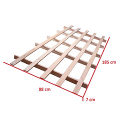 Estrado de Madeira Reflorestada para Cama de Solteiro 88x185cm - 4
