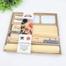 Kit Comida Japonesa 8pç Sushi Bambu Cerâmica Esteira Hashi - 5