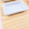 Kit Comida Japonesa 8pç Sushi Bambu Cerâmica Esteira Hashi - 6