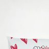 Travesseiro De Corpo Aconchego 1,30m X 38cm Com Fronha Microfibra Estampado - Love - 2