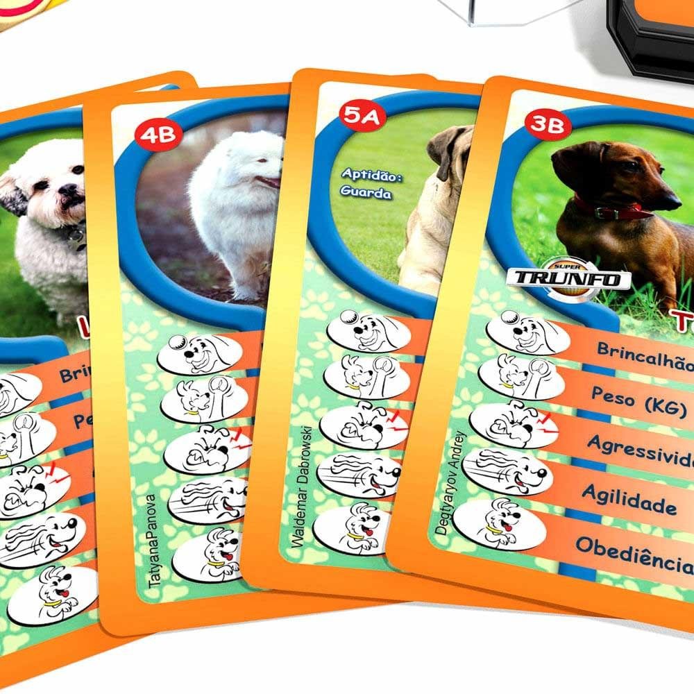Jogo de Cartas - Super Trunfo - Cães de Raça 2 - Grow - 3