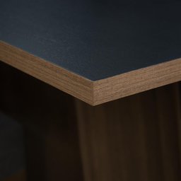 Conjunto Sala de Jantar Mesa Tampo de Madeira 6 Cadeiras Rustic/preto/oxford Hanna Madesa - 6