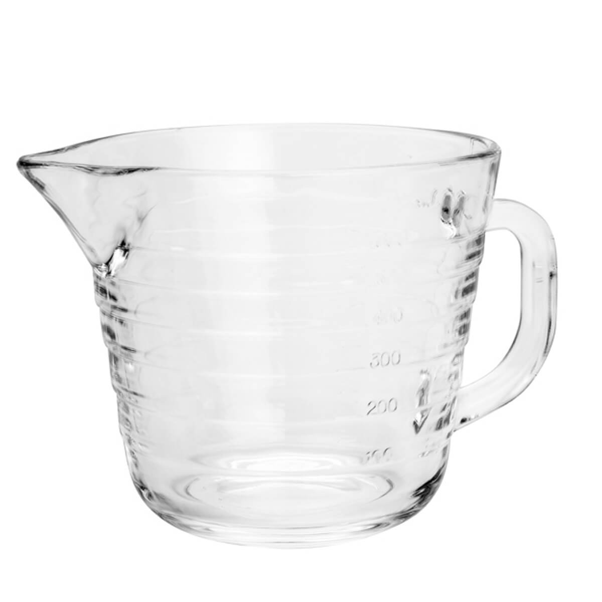 Jarra Medidora de Vidro 700ml Lyor Caneca Copo Medida Receita com Alça Bico