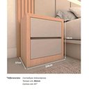 Ver imagem 6 de Cama Queen e Cabeceira C/ 2 Mesas e 2 Gavetas Mdf sob Medida Cor:carvalho Malva com Titânio