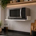 Ver imagem 2 de Suporte para Microondas Branco Forno 50x40 MDF Suspenso