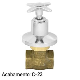 Registro de Gaveta 1509 C-23 Med 3/4 D Metais Sanitários - 5