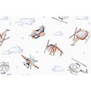 Ver imagem 2 de Kit 2 Babinhas Paninho de Boca Menino Matelasse Aviões