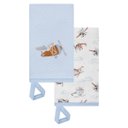 Ver imagem 1 de Kit 2 Babinhas Paninho de Boca Menino Matelasse Aviões