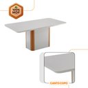 Ver imagem 5 de Mesa de Jantar Isadora 180cm Tampo Mdf Vidro com 6 Cadeiras Andes