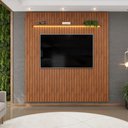 Ver imagem 4 de Painel para TV Trento 223 Ripado Freijó com LED-DJ Móveis
