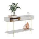 Ver imagem 4 de Cristaleira e Aparador para Sala Sena Off White Matte Freijó - Colibri