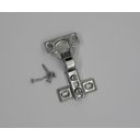 Ver imagem 2 de Dobradica Móveis Mini 26mm Curva P/Armários 08 Peças C/Paraf