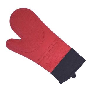Luva De Cozinha Em Silicone Kenya Vermelho