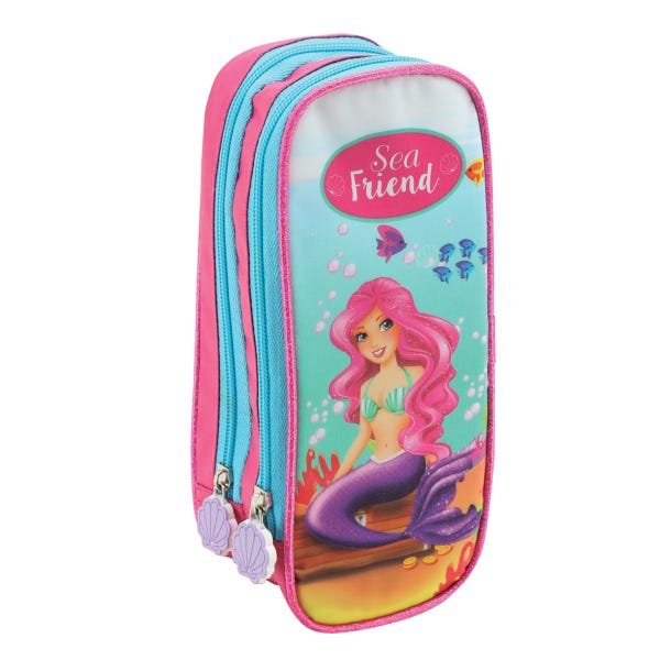 Kit Mochila Sereia Completo Original Costas Tam G Colorizi - 5