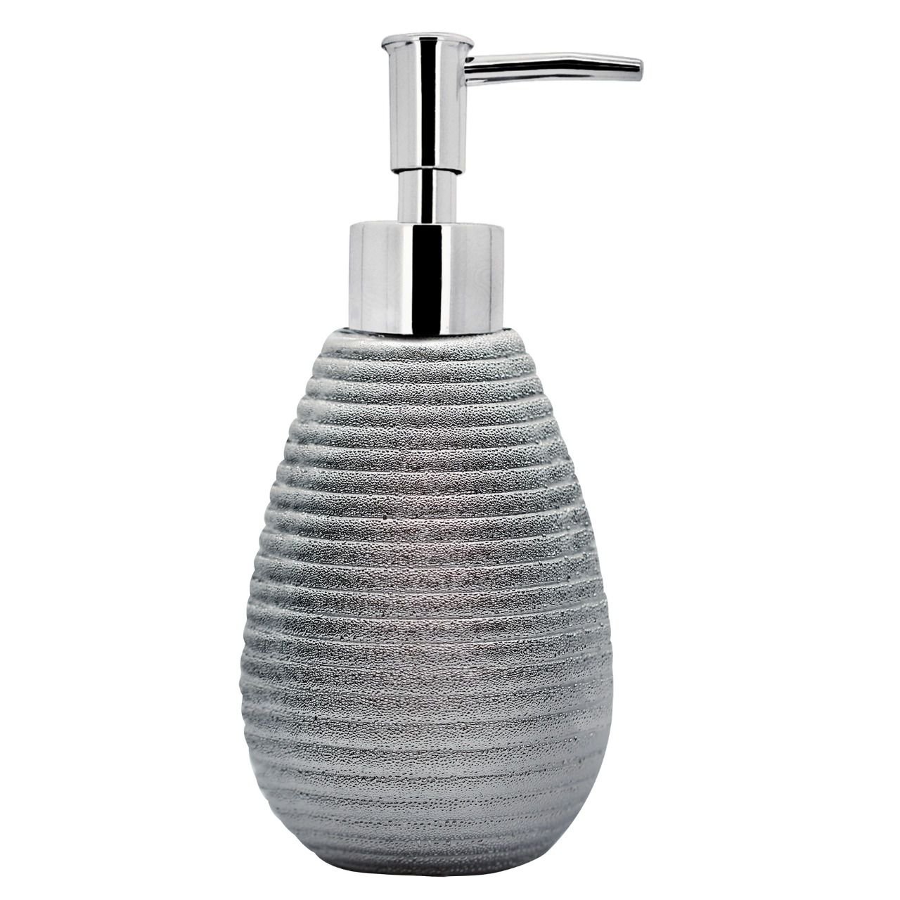 Saboneteira Liquida Siena Porcelana - Cinza claro