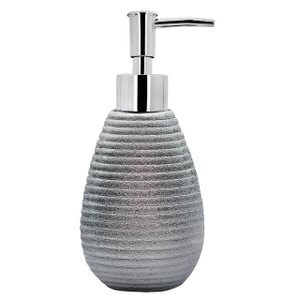 Saboneteira Liquida Siena Porcelana - Cinza claro