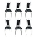 Ver imagem 2 de Kit 6 Cadeiras Paris Branca Cozinha Aço Tubolar Confortável Jantar
