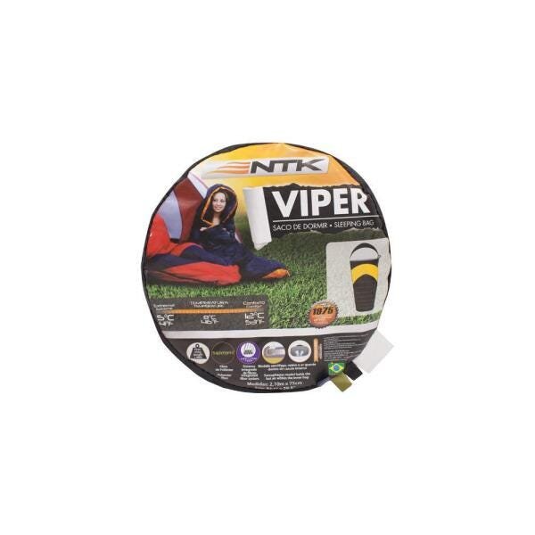 Saco De Dormir Viper Nautika Com Capus 5 A 12ºc Cor Verde - 3