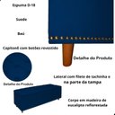 Ver imagem 5 de Kit Cabeceira e Calçadeira com Baú 140 Cm King Casal Diana Suede