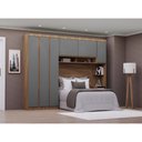 Ver imagem 1 de Guarda Roupa Casal Modulado 6 Portas e 3 Gavetas Veneza Luciane Móveis