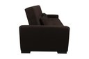 Ver imagem 3 de Sofá Cama Lavínia 3 Lugares Suede Marrom Matrix