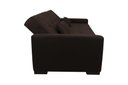 Ver imagem 6 de Sofá Cama Lavínia 3 Lugares Suede Marrom Matrix