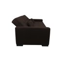 Ver imagem 6 de Sofá Cama Lavínia 3 Lugares Suede Marrom Matrix