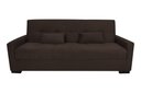 Ver imagem 1 de Sofá Cama Lavínia 3 Lugares Suede Marrom Matrix